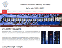 Tablet Screenshot of lancabinc.com